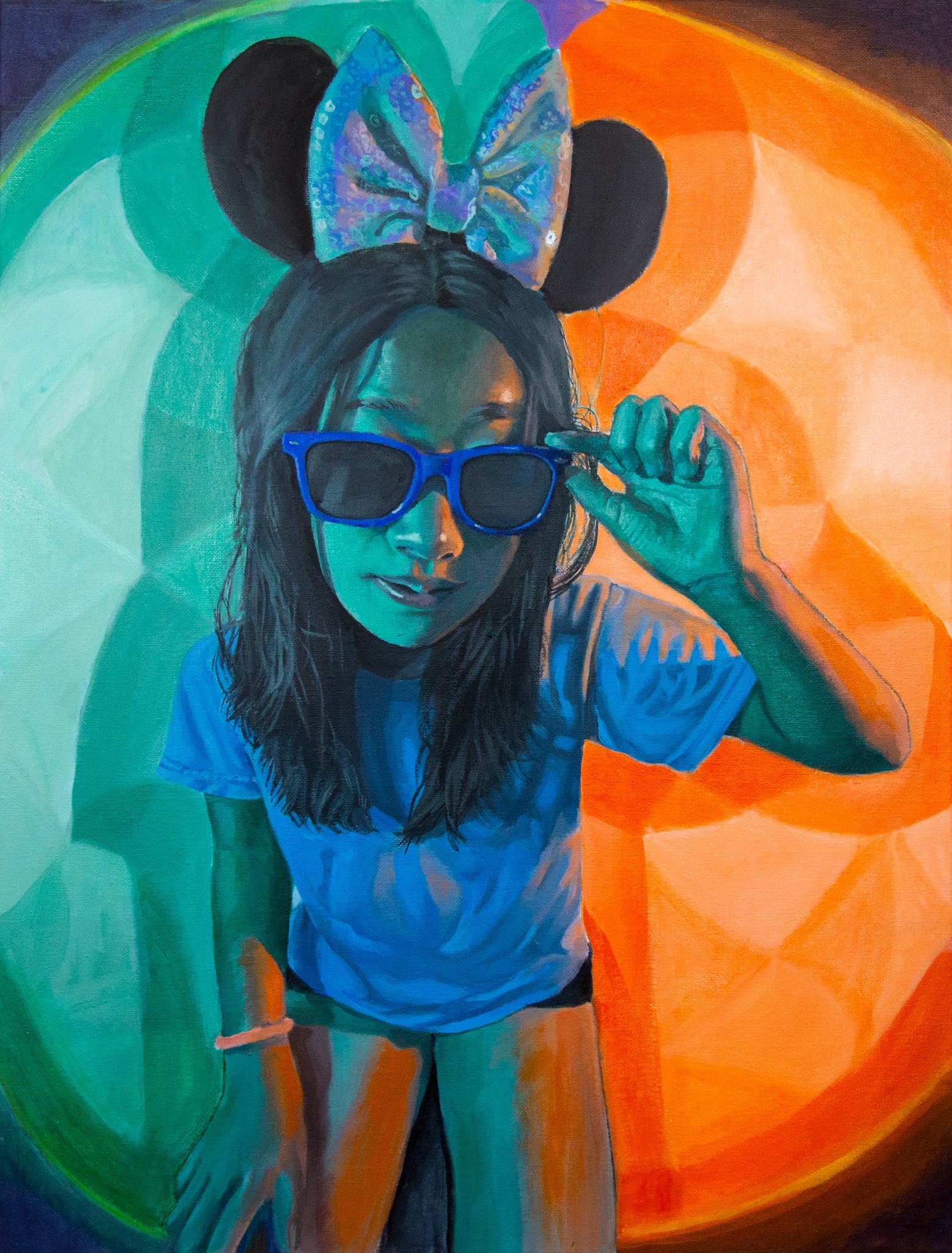 Student artwork from a ZAC ART LAB class