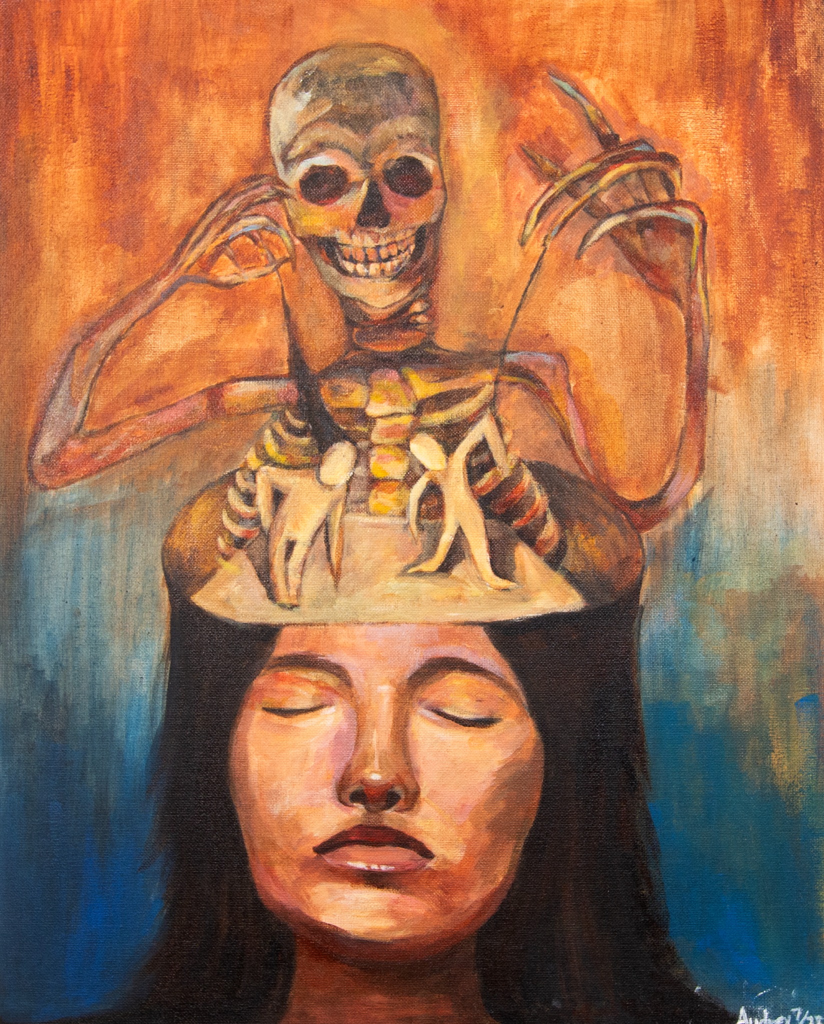 Student artwork from a ZAC ART LAB class