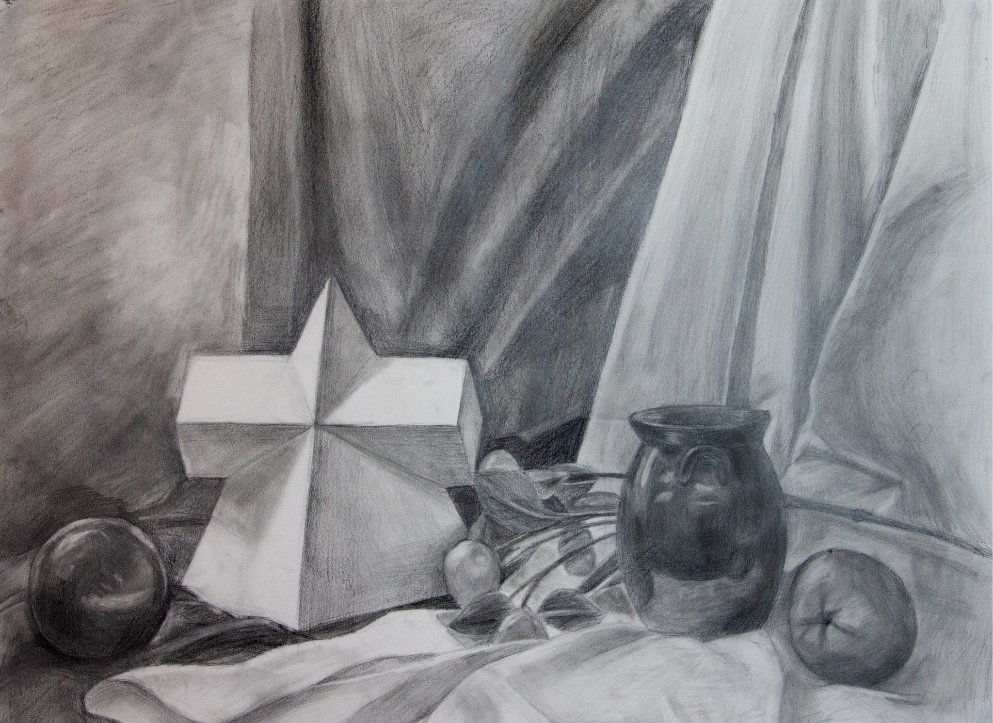 Student artwork from a ZAC ART LAB class